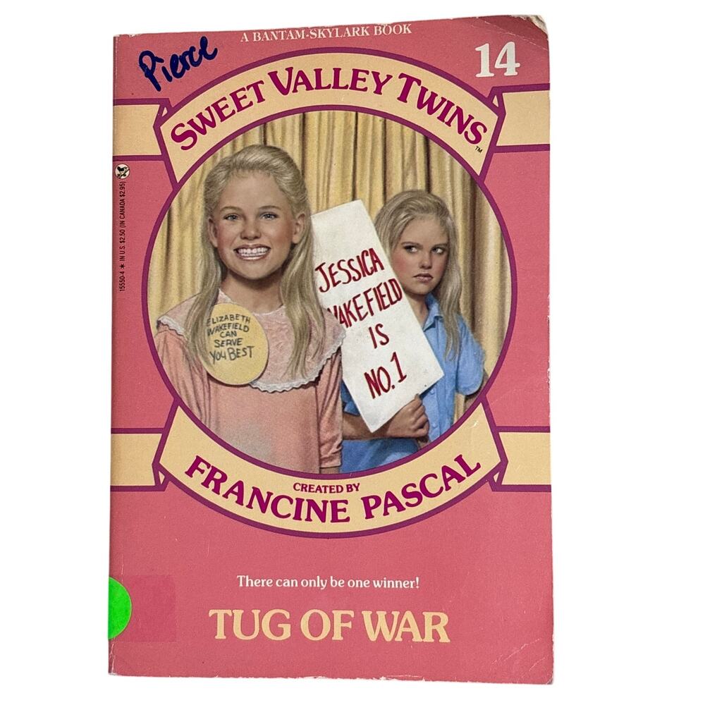 TUG OF WAR (SVT #14) (Sweet Valley Twins, 14) Pascal, Francine paperback Good